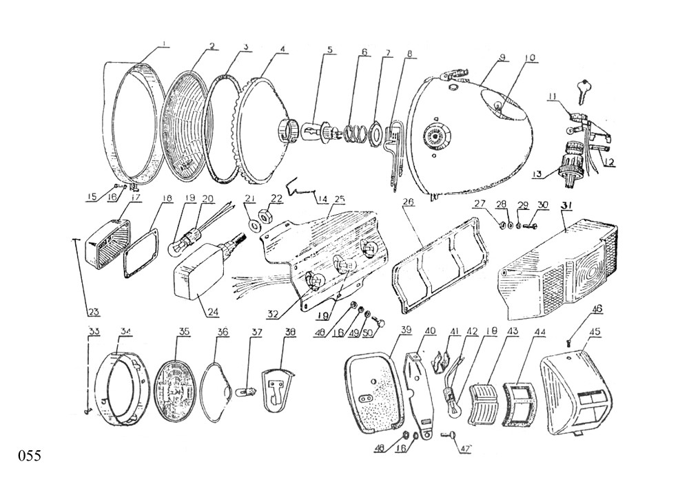 CJ750 M1M M1S 12V CATALOGUE PAGE 055