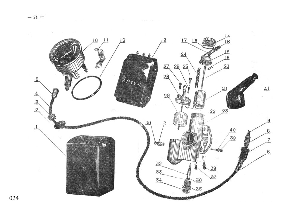 CJ750 M1 6V CATALOGUE PAGE 024